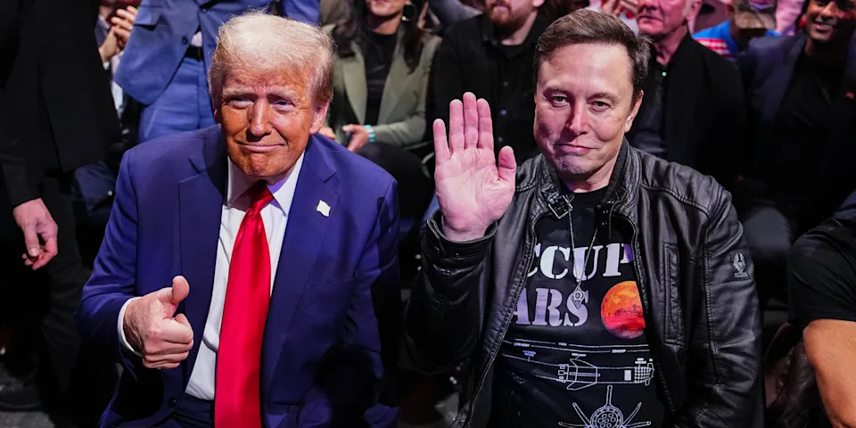 Tesla is soaring after Trump's new tariffs while traditional auto stocks sink