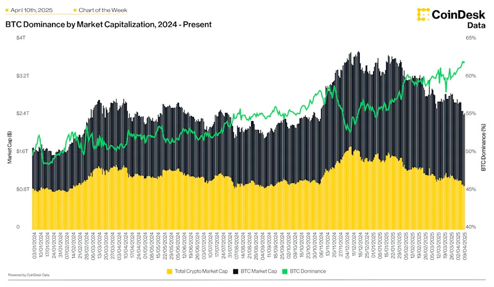 Institutions Drive Bitcoin Dominance: Q1 2025 Crypto Market Analysis