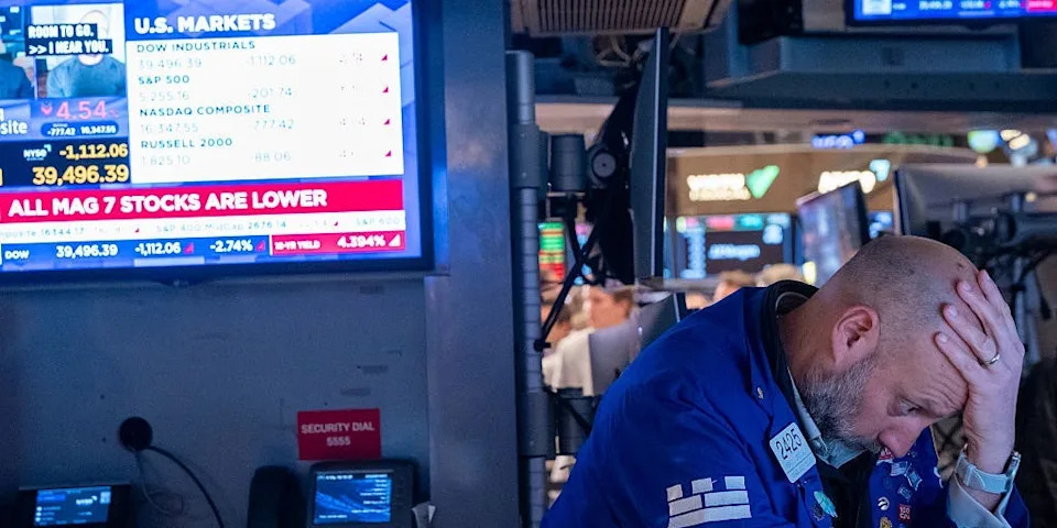 Stocks tank on a double whammy of tariff warnings from the Fed and Nvidia